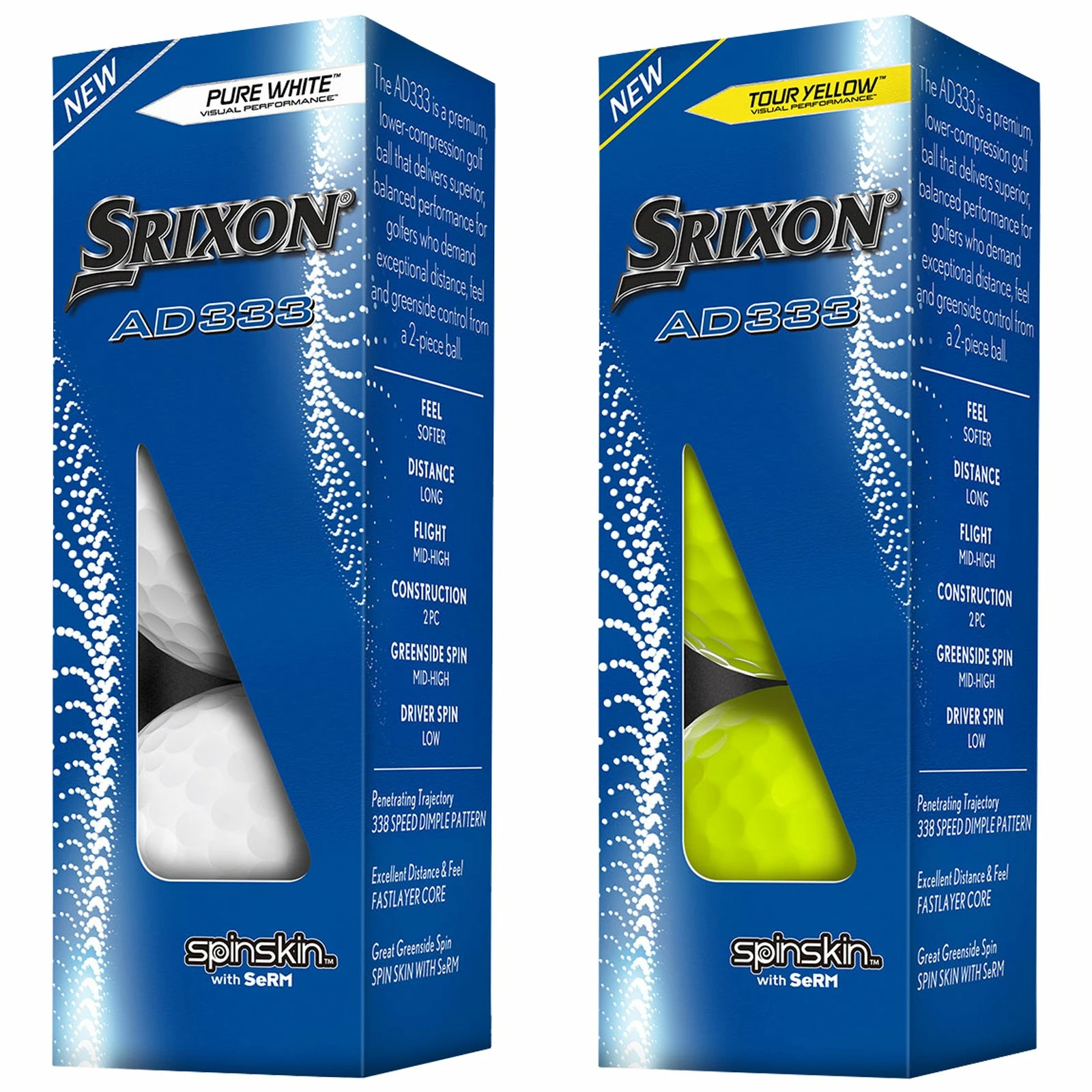 Srixon AD333 Golf Balls 6 Srixon AD333 Golf Balls - Image 6