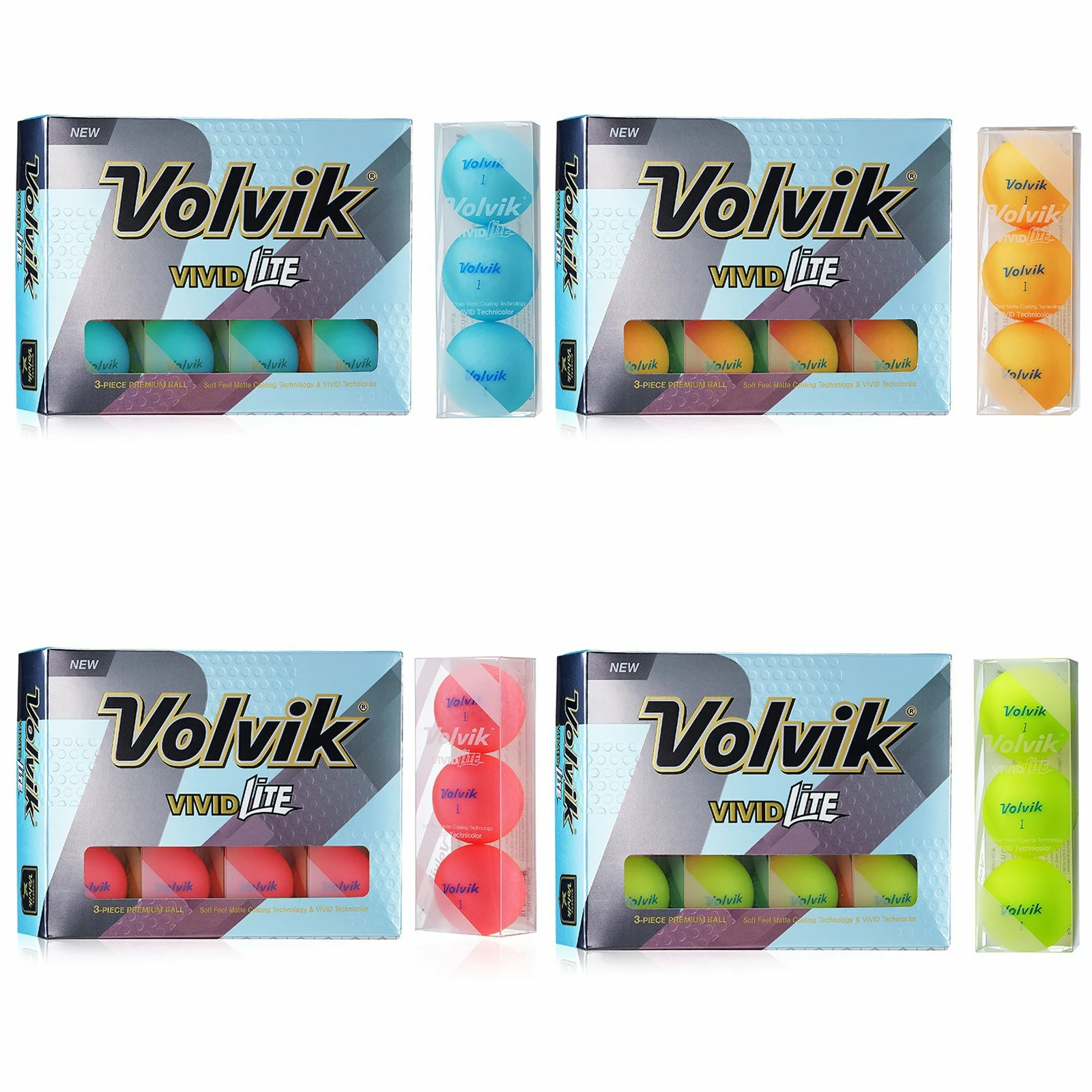 Volvik Vivid LITE Golf Balls 1 Volvik Vivid LITE Golf Balls
