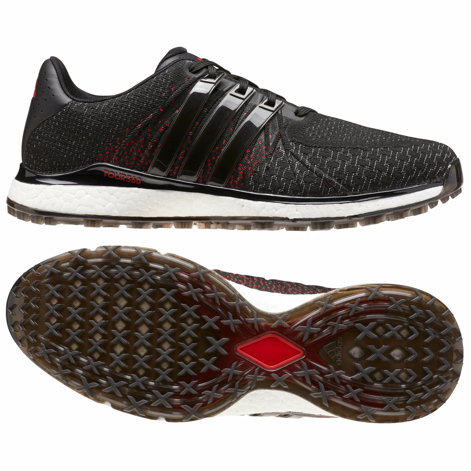 Adidas Mens Tour 360 XT-SL Textile Spikeless Golf Shoes 3 Adidas Mens Tour 360 XT-SL Textile Spikeless Golf Shoes - Image 3