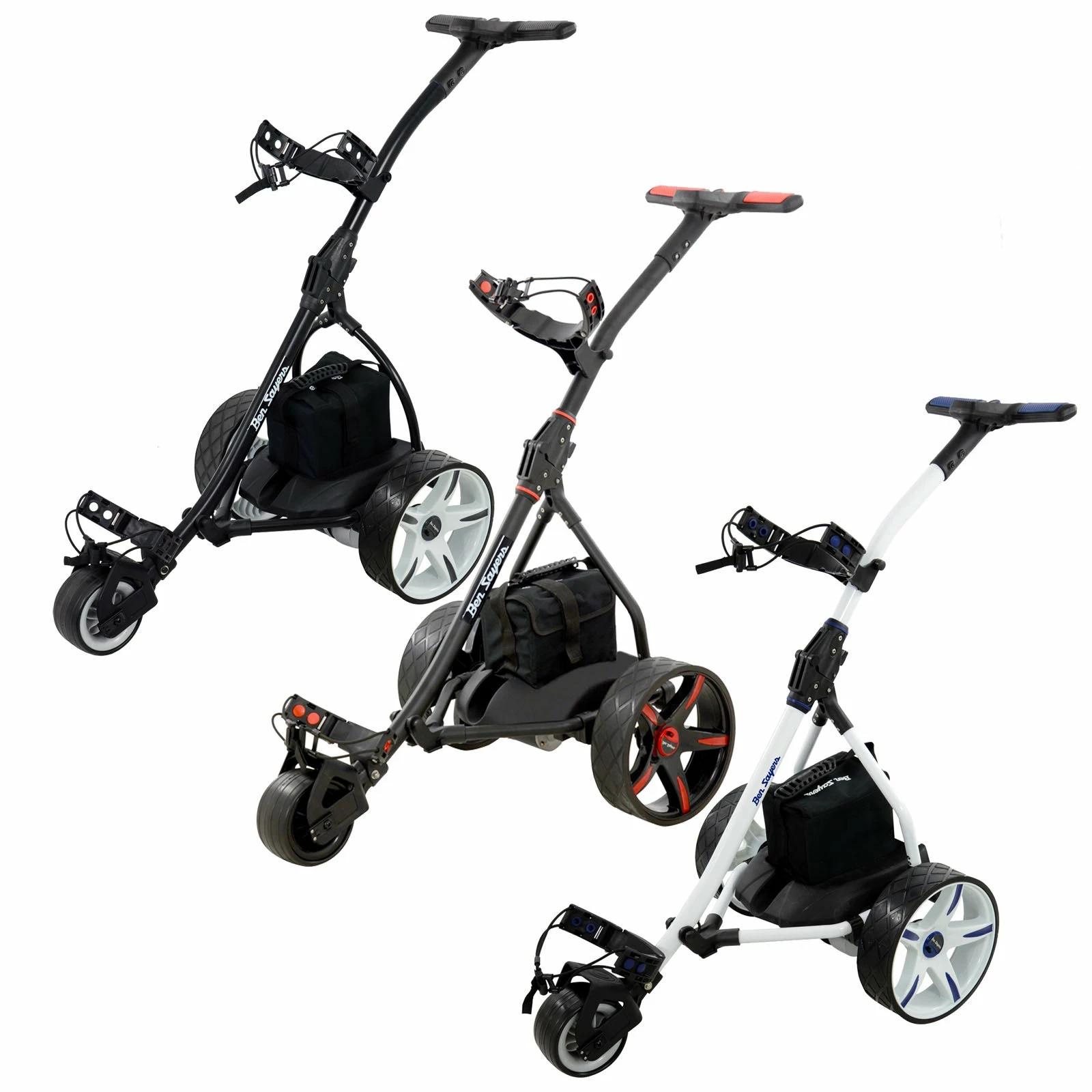 Ben Sayers 36 Hole Lead Acid Electric Golf Trolley 1 Ben Sayers 36 Hole Lead Acid Electric Golf Trolley