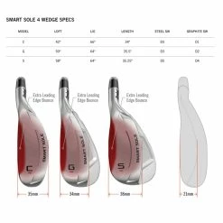 Cleveland Mens Smart Sole 4 Wedge -Balls Sales 2023 aawkpfgxlap