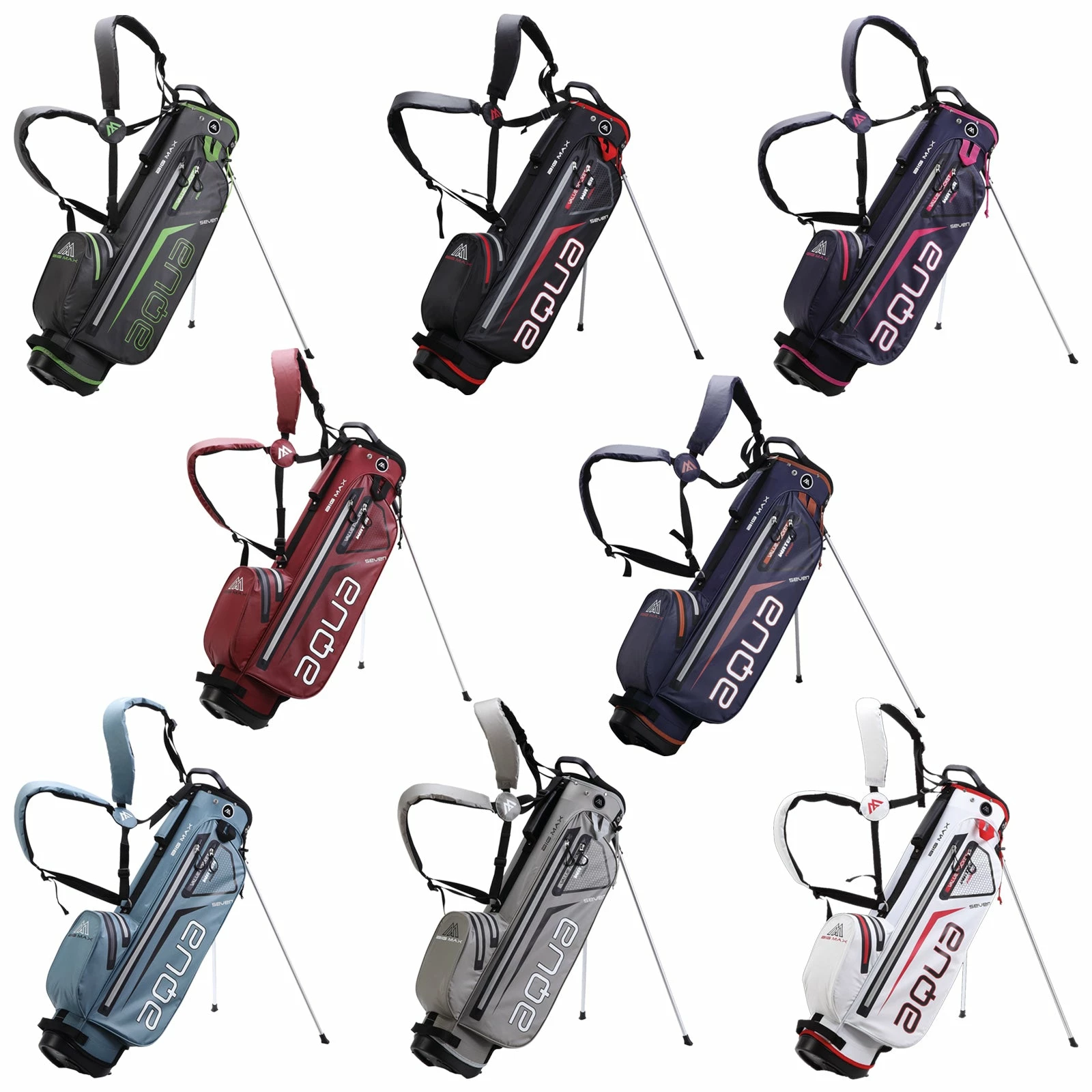 Big Max Mens Aqua Seven Waterproof Stand Bag 1 Big Max Mens Aqua Seven Waterproof Stand Bag