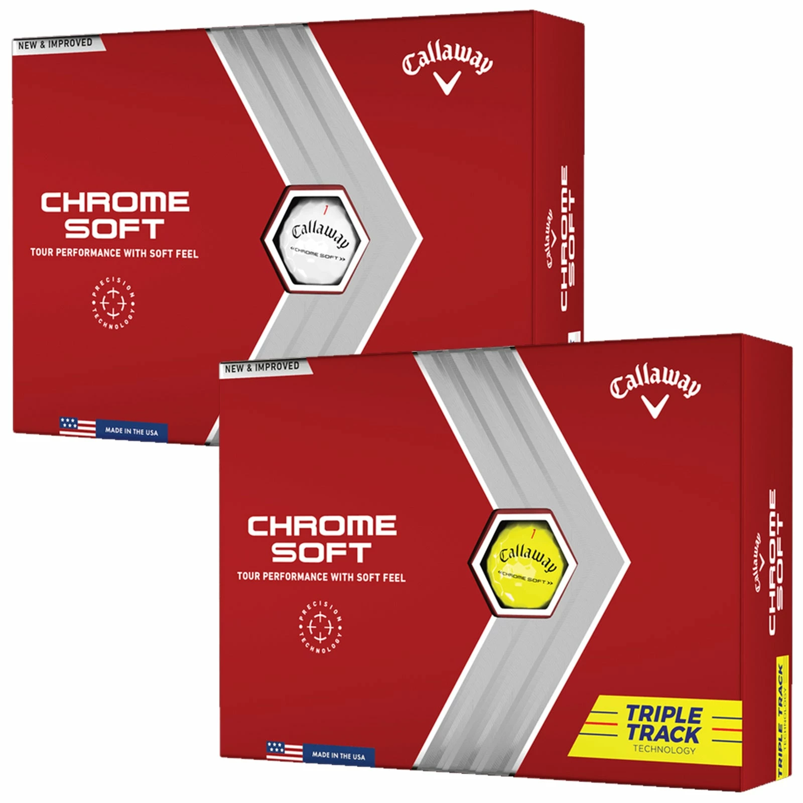 Callaway Chrome Soft Triple Track Golf Balls 1 Callaway Chrome Soft Triple Track Golf Balls