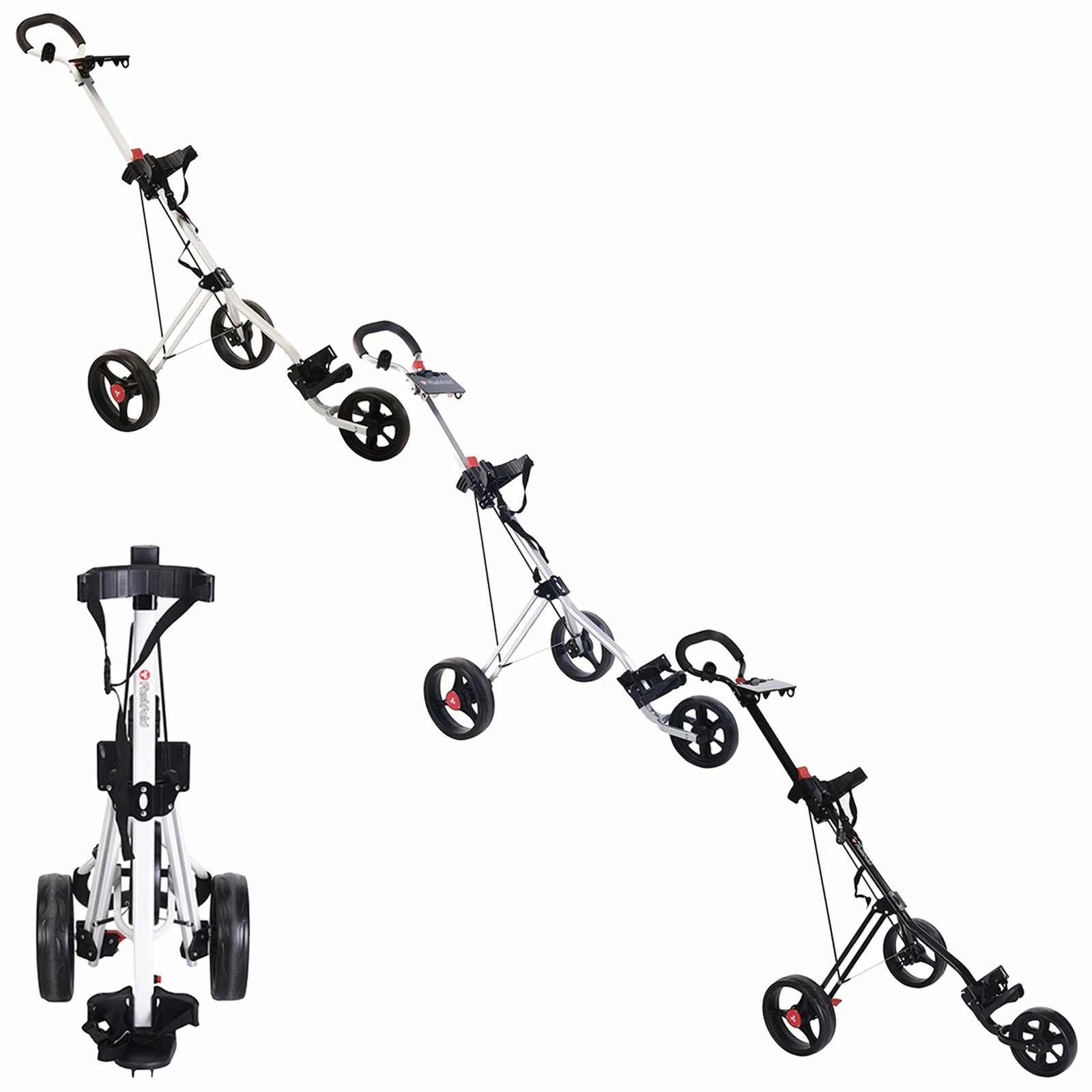 FastFold Force Compact Golf Trolley 1 FastFold Force Compact Golf Trolley