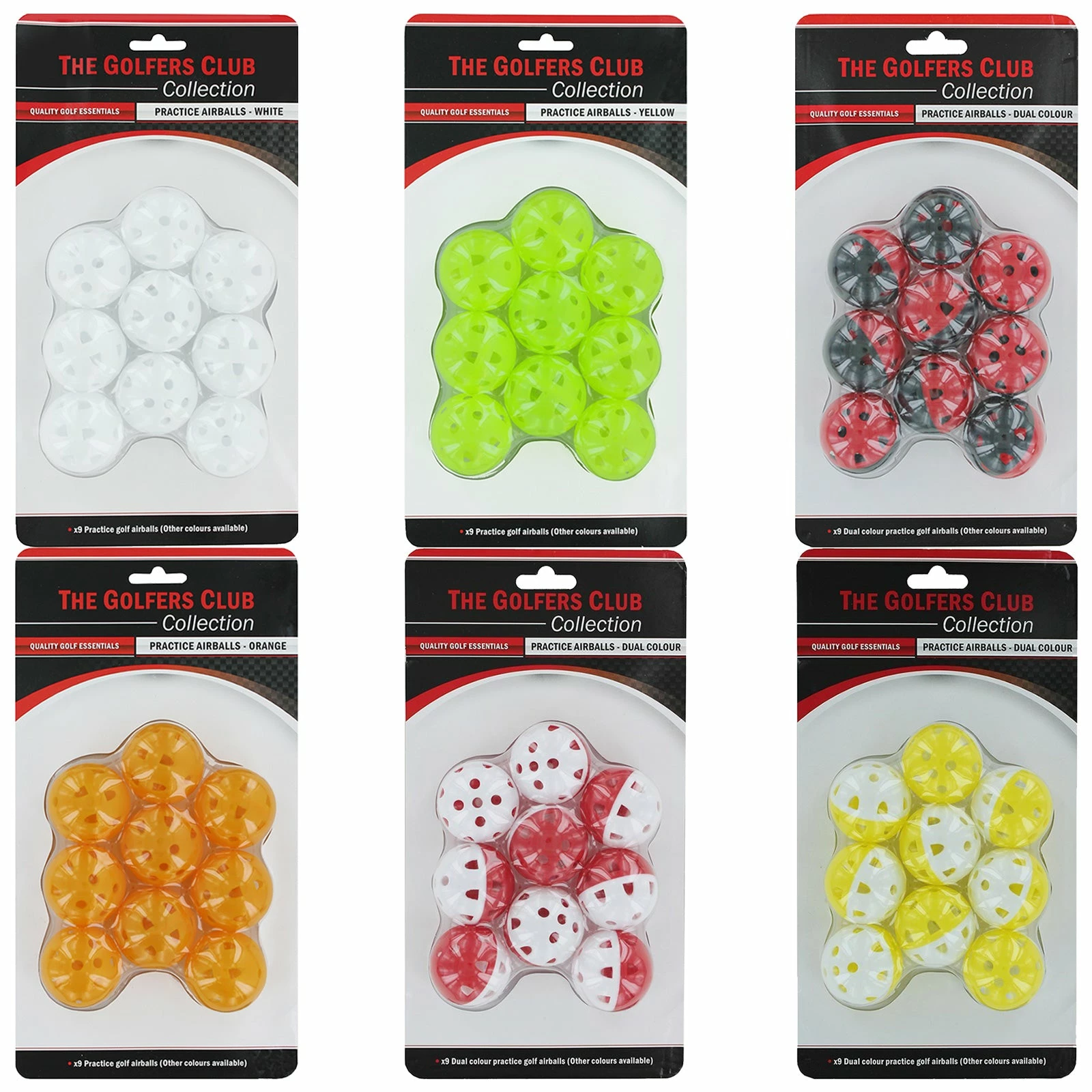 Golfers Club Collection Practice Air Balls 1 Golfers Club Collection Practice Air Balls