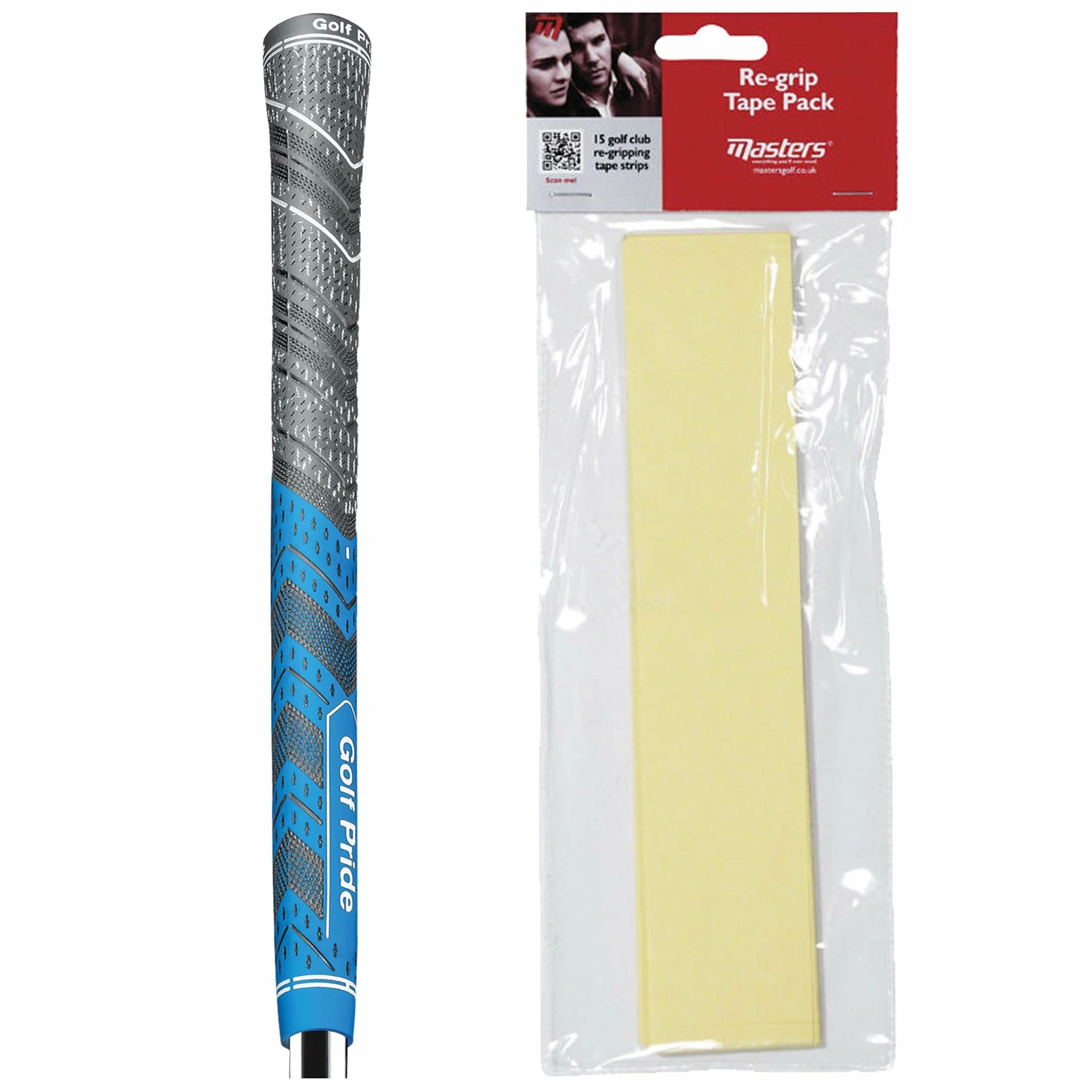 Golf Pride Multi Compound Cord Plus4 Club Grips - Blue 2 Golf Pride Multi Compound Cord Plus4 Club Grips - Blue - Image 2