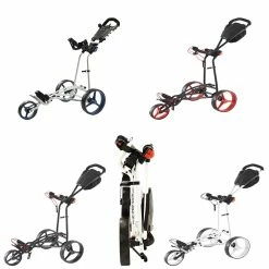 Big Max Autofold FoldFlat 3-Wheel Golf Trolley