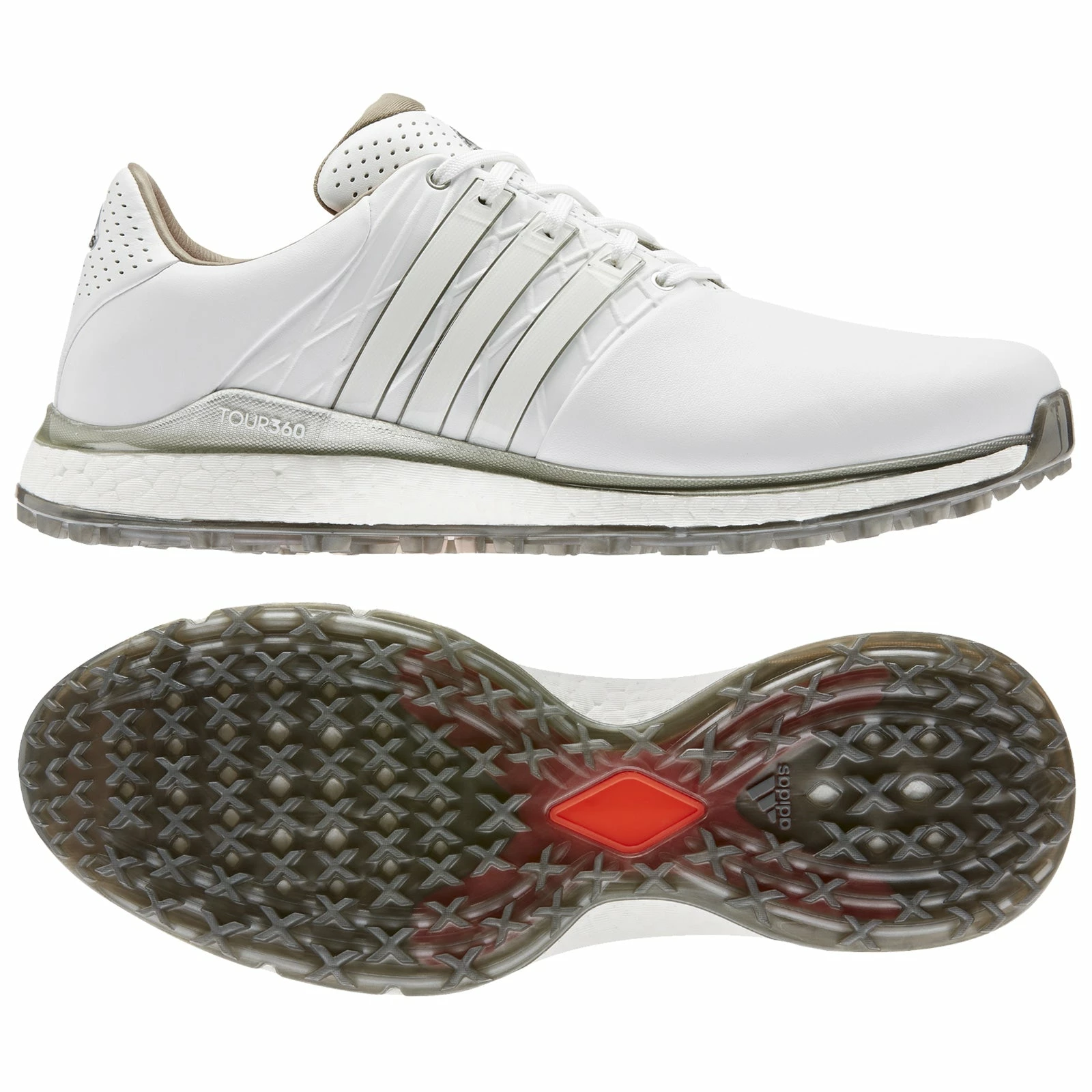 Adidas Mens Tour360 XT-SL 2.0 Spikeless Golf Shoes 2 Adidas Mens Tour360 XT-SL 2.0 Spikeless Golf Shoes - Image 2