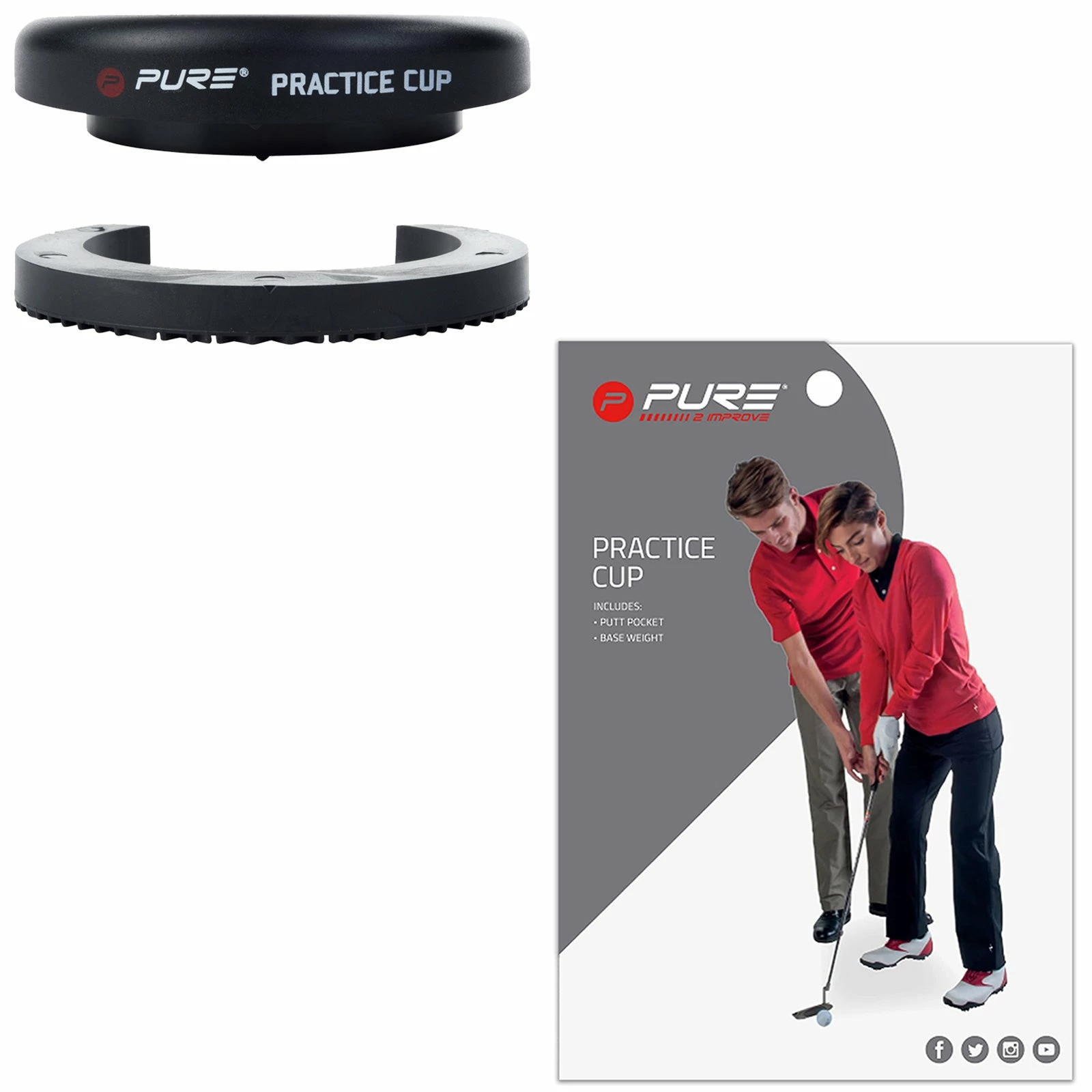 Pure2Improve Adjustable Practice Cup 1 Pure2Improve Adjustable Practice Cup