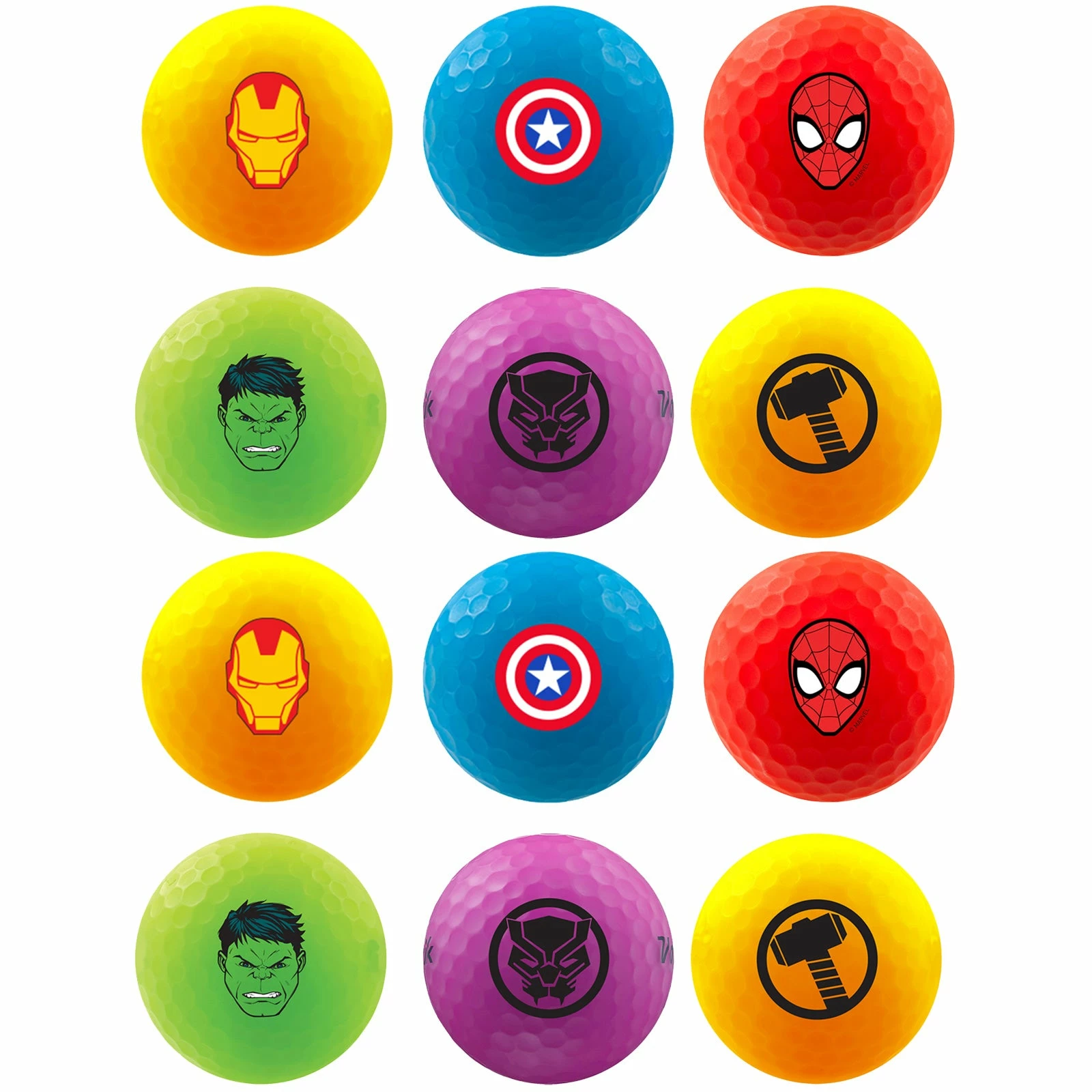 Volvik X Marvel Vivid Loose Golf Balls 2 Volvik X Marvel Vivid Loose Golf Balls - Image 2
