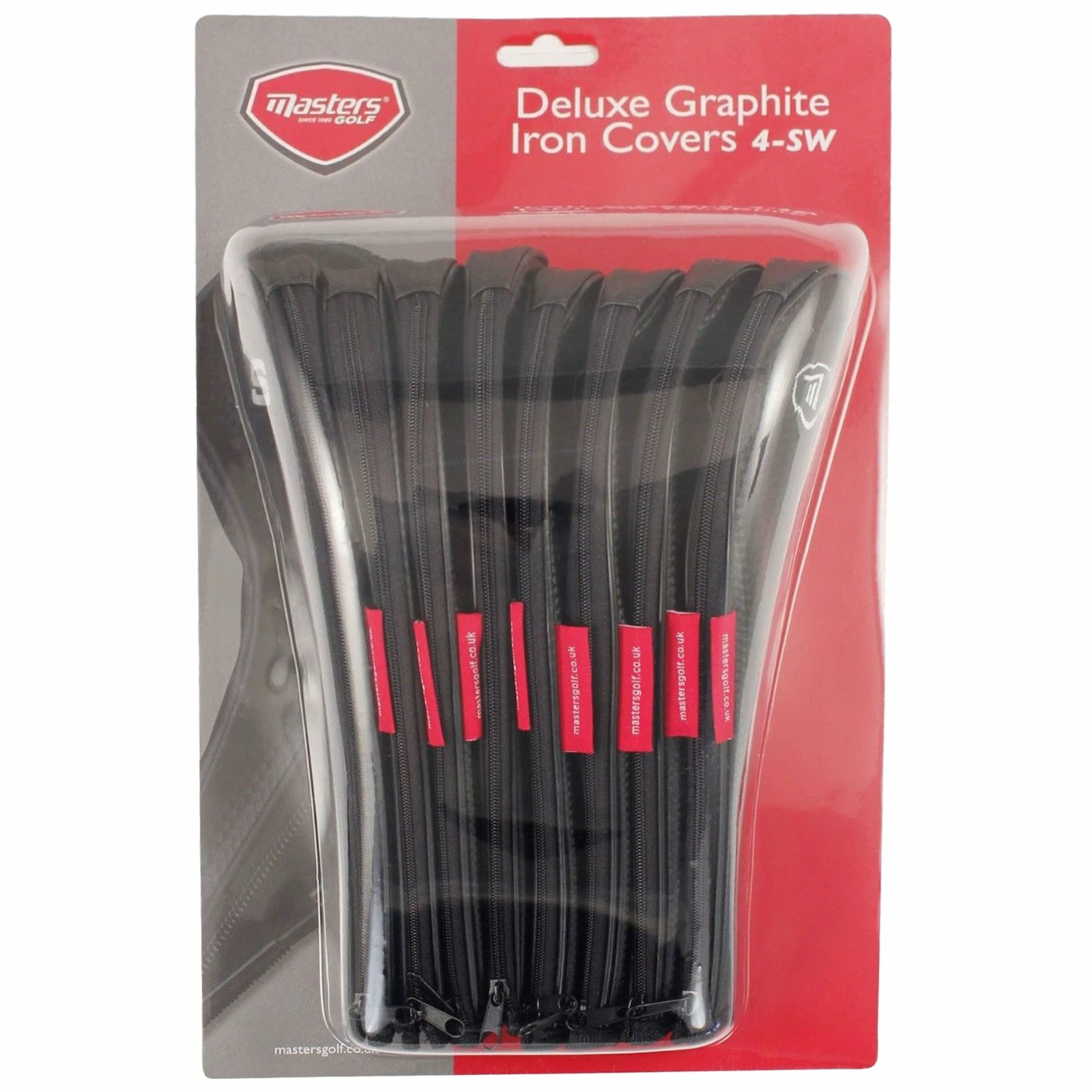 Masters Golf Masters Deluxe Graphite Iron Covers 4-SW 1 Masters Golf Masters Deluxe Graphite Iron Covers 4-SW