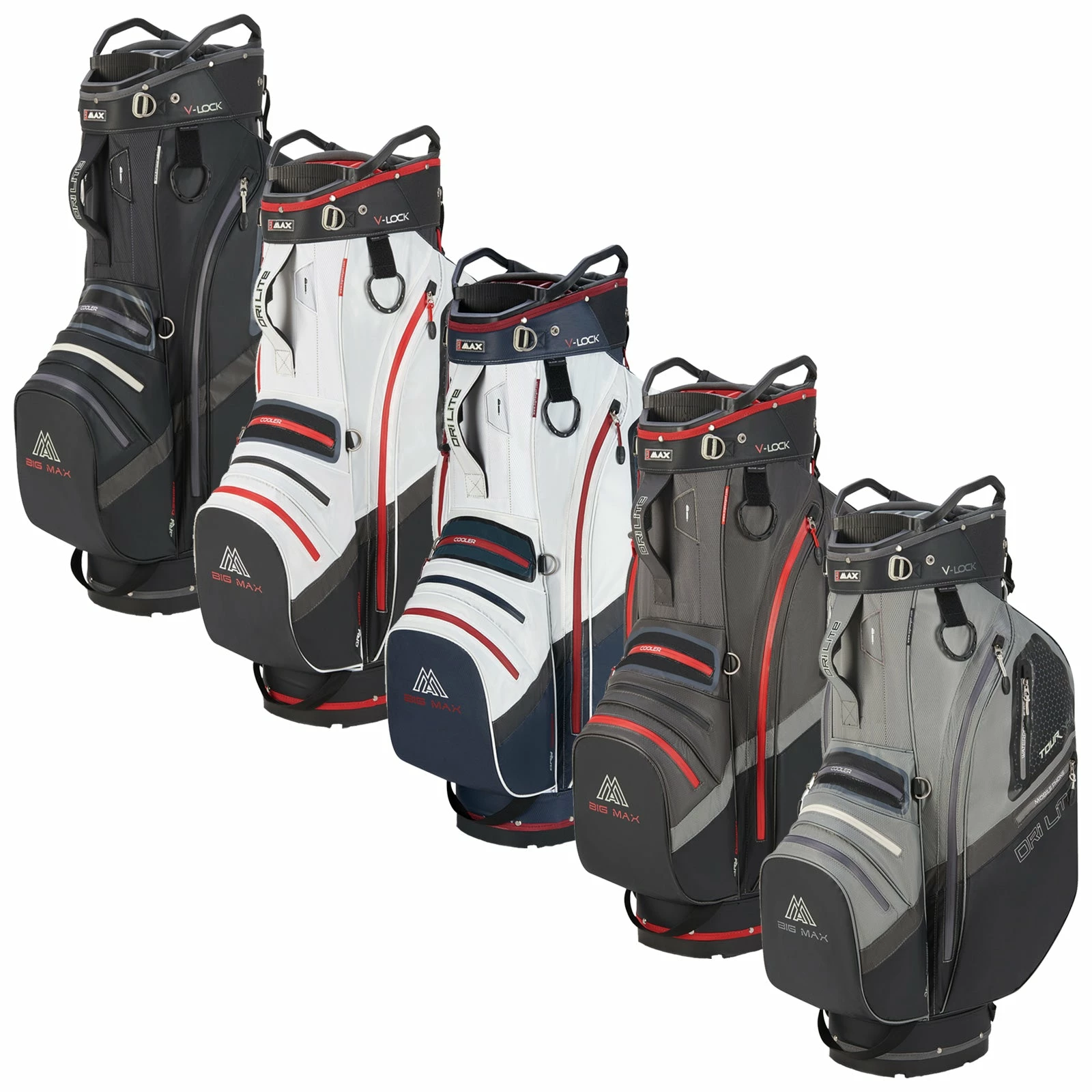 Big Max Dri Lite V-4 Organiser Cart Bag 1 Big Max Dri Lite V-4 Organiser Cart Bag