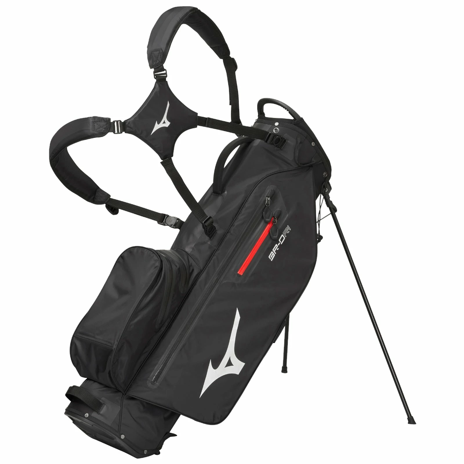 Mizuno Mens BR-DRI Waterproof Stand Bag 2 Mizuno Mens BR-DRI Waterproof Stand Bag - Image 2