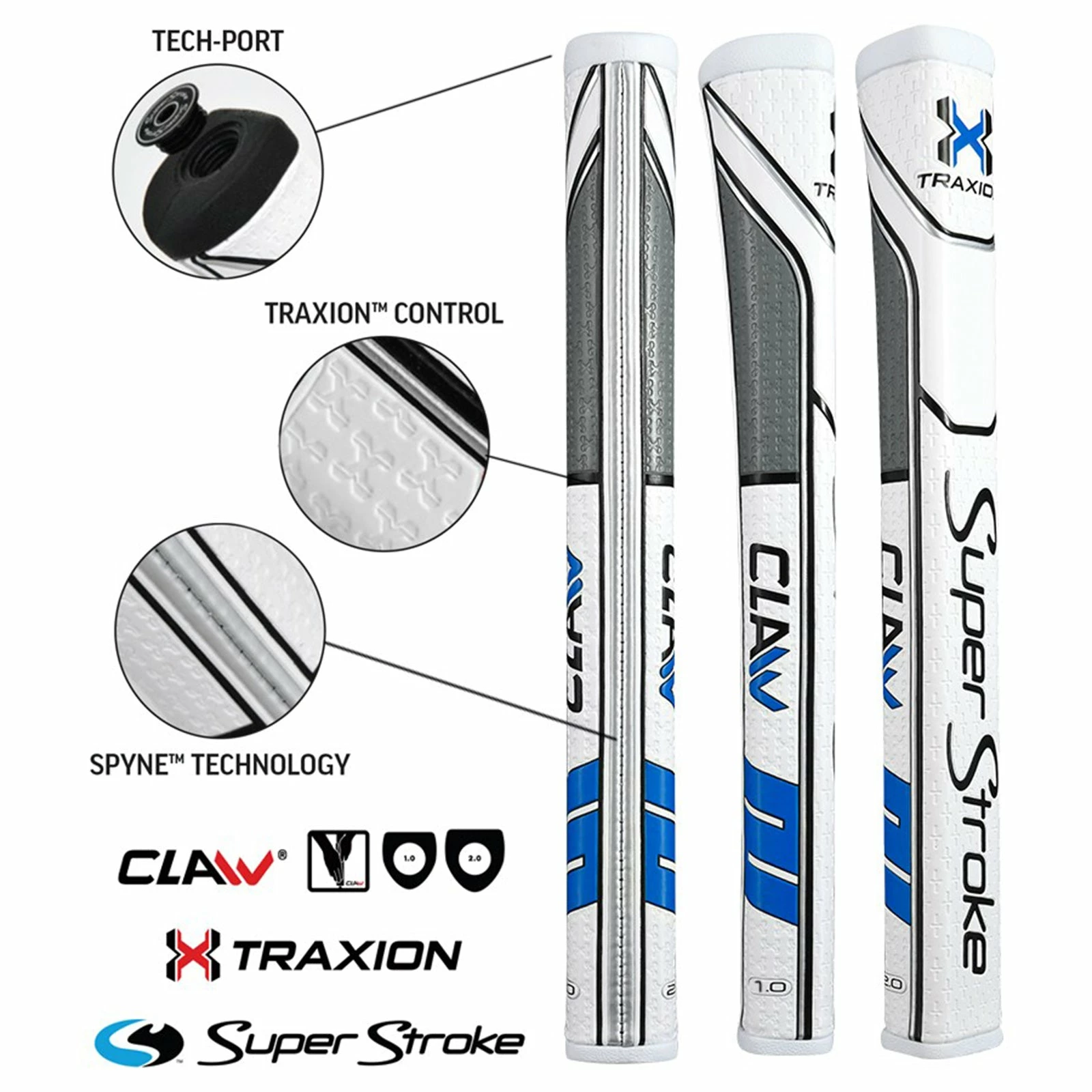 SuperStroke Traxion Claw Putter Grips 2 SuperStroke Traxion Claw Putter Grips - Image 2