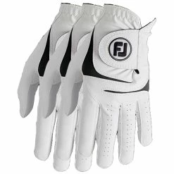 FootJoy Mens WeatherSof Left Hand Golf Gloves (3 Pack)