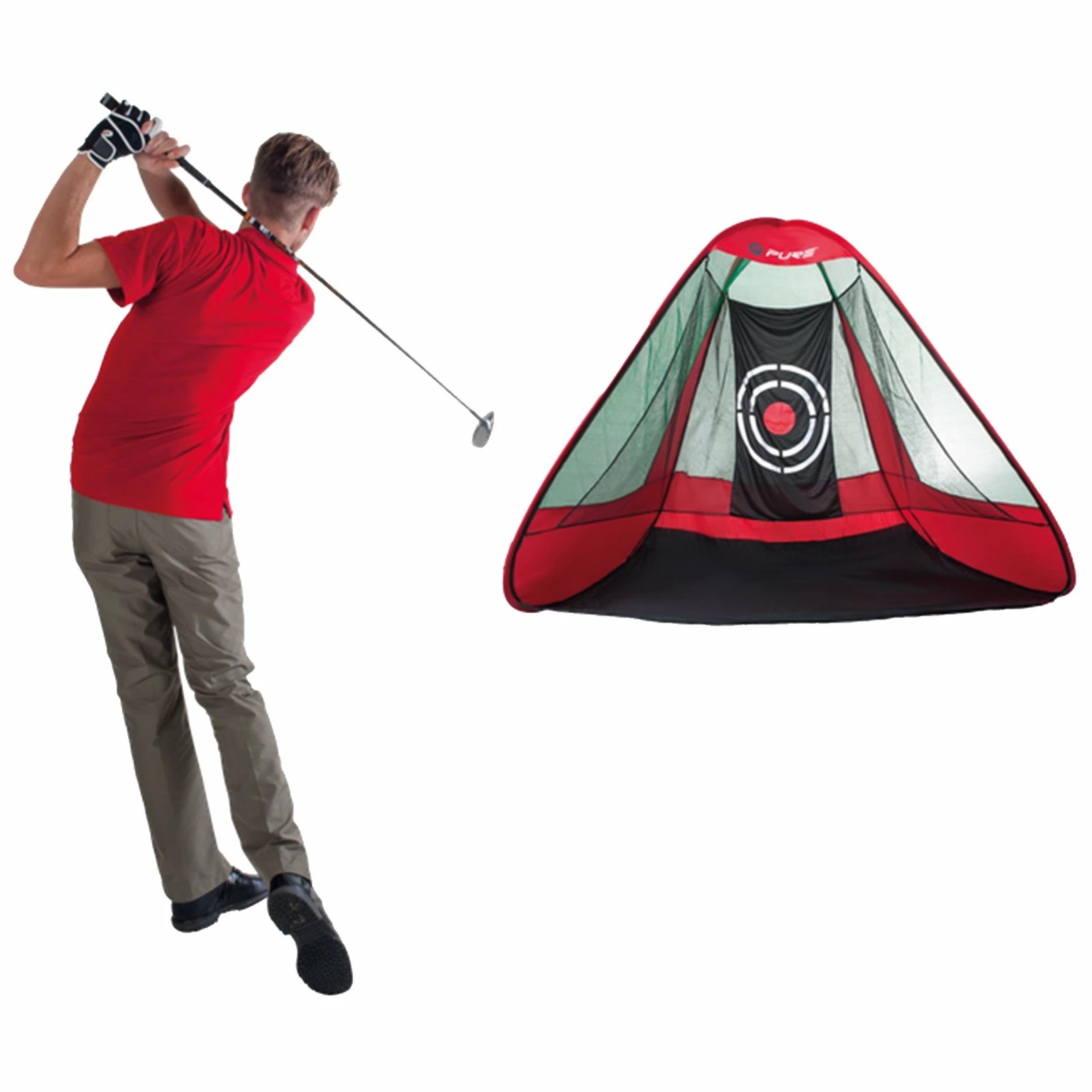 Pure2Improve Pop Up Golf Practice Net 1 Pure2Improve Pop Up Golf Practice Net