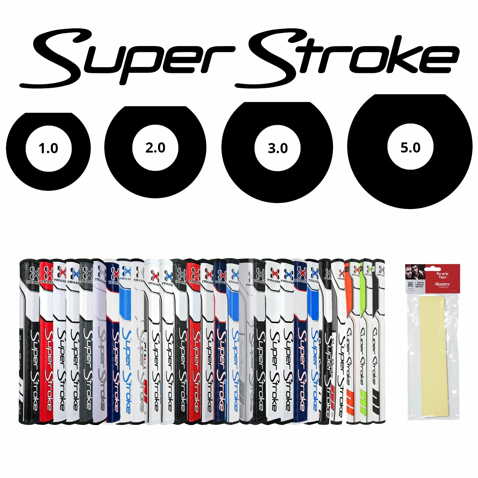 SuperStroke Traxion Tour Putter Grips 1 SuperStroke Traxion Tour Putter Grips