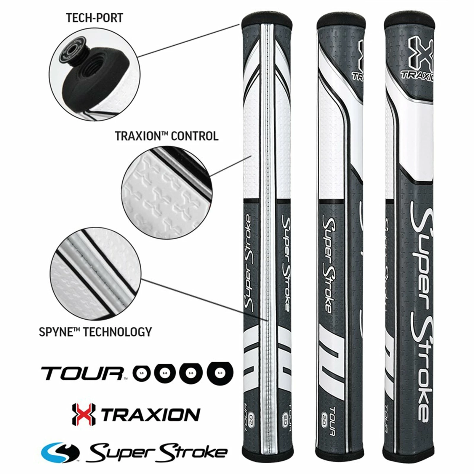 SuperStroke Traxion Tour Putter Grips 6 SuperStroke Traxion Tour Putter Grips - Image 6