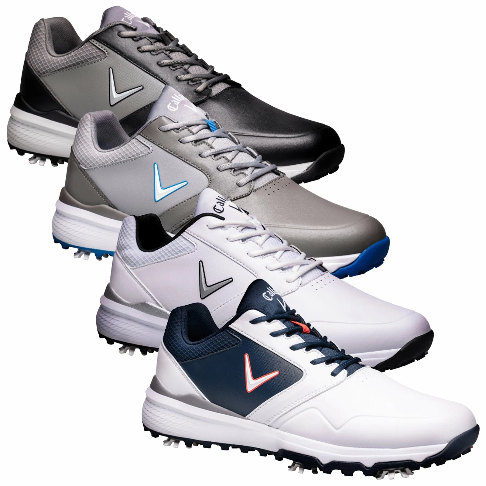 Callaway Mens Chev LS Waterproof Golf Shoes 1 Callaway Mens Chev LS Waterproof Golf Shoes