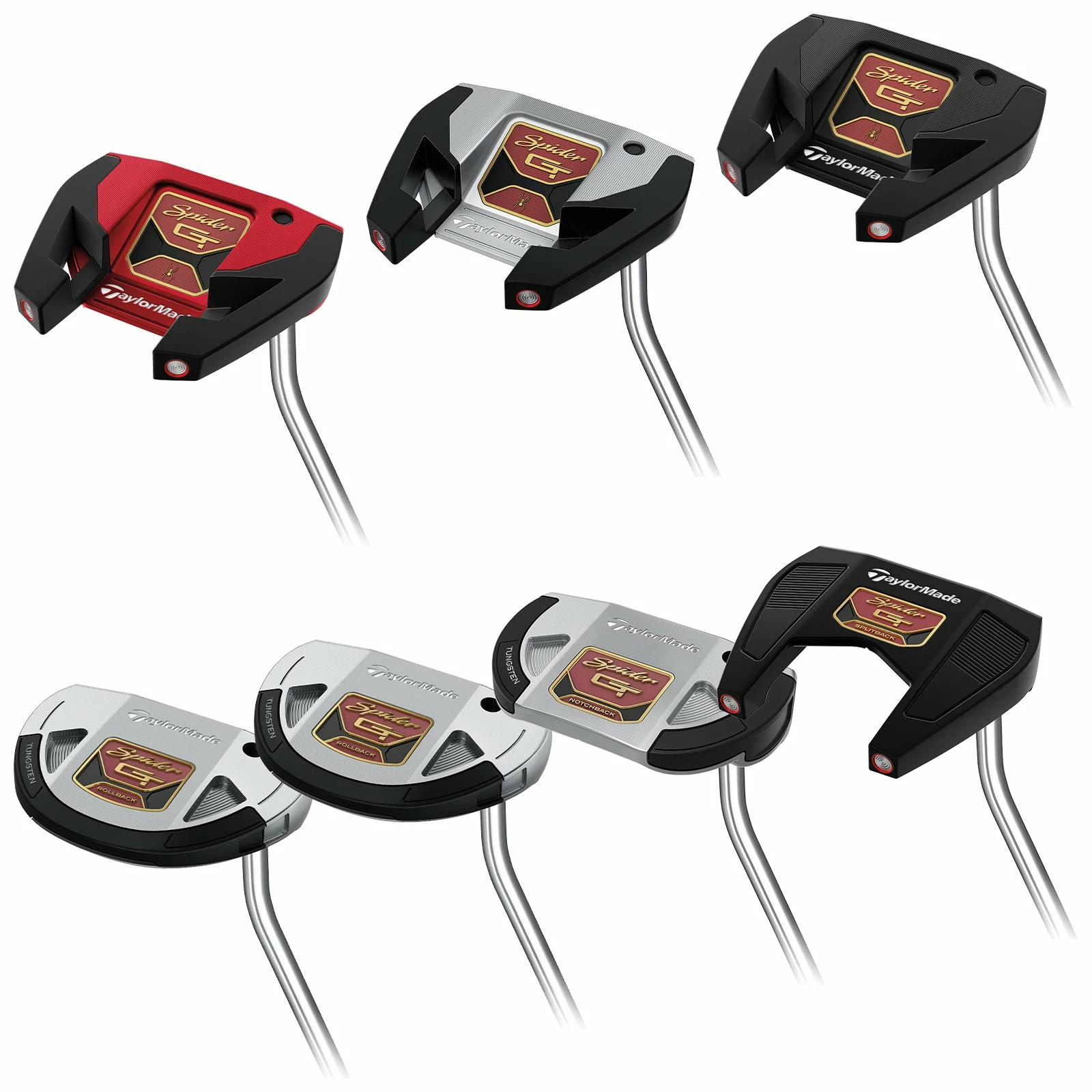 TaylorMade Mens Spider GT Single Bend Putters 1 TaylorMade Mens Spider GT Single Bend Putters