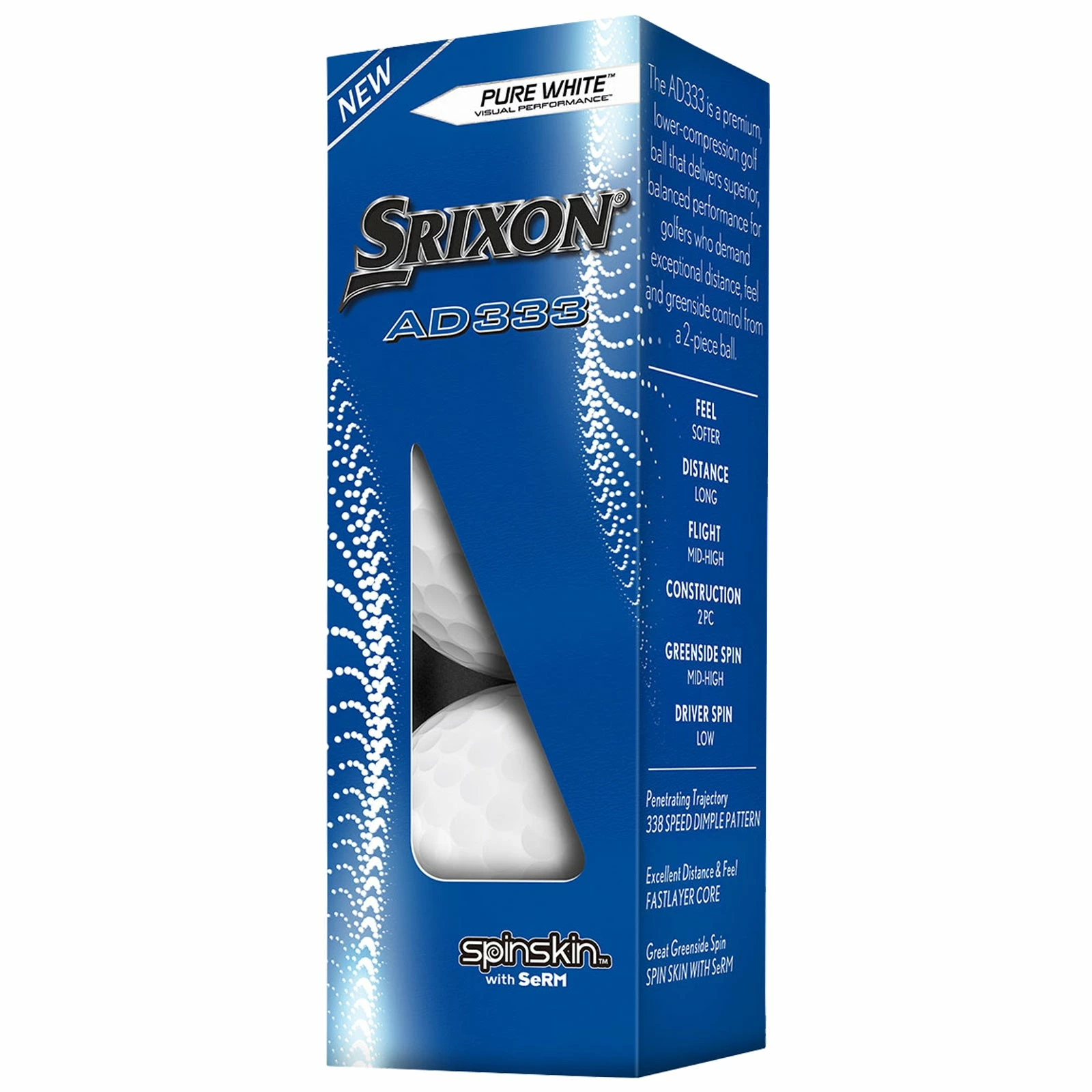 Srixon AD333 Golf Balls 2 Srixon AD333 Golf Balls - Image 2